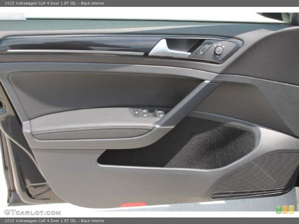 Black Interior Door Panel for the 2015 Volkswagen Golf 4 Door 1.8T SEL #96051349