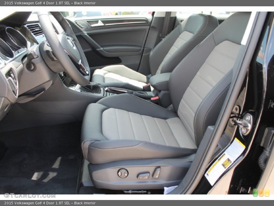 Black Interior Photo for the 2015 Volkswagen Golf 4 Door 1.8T SEL #96051384