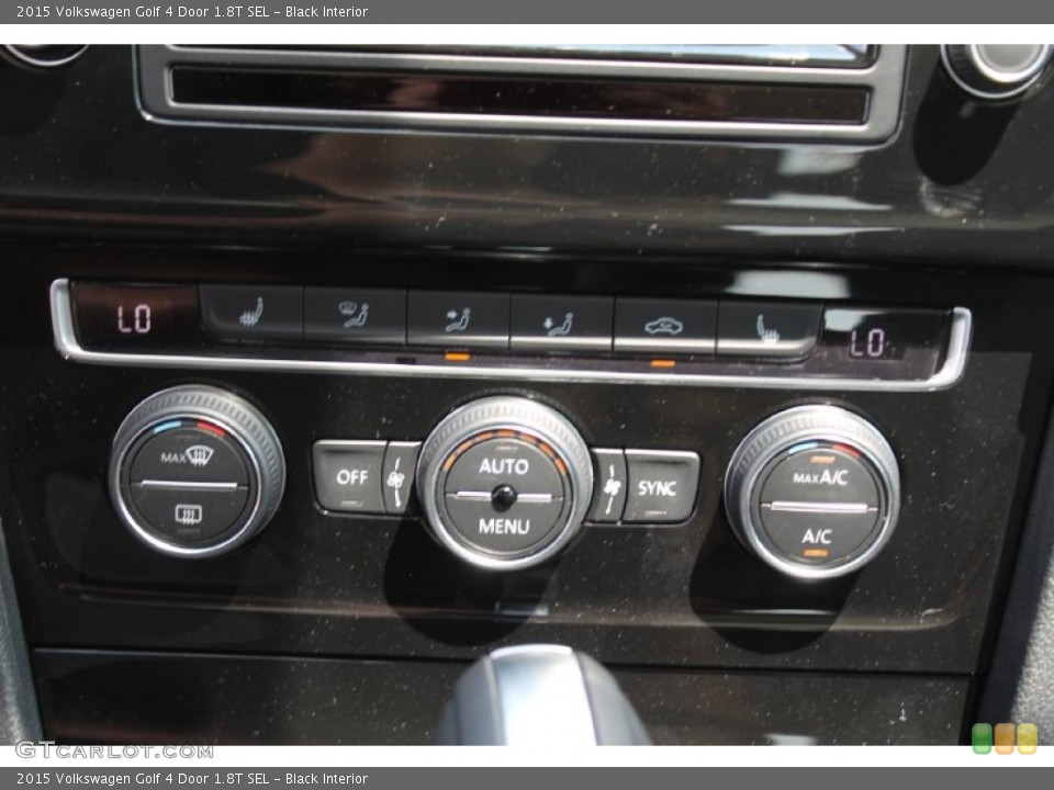 Black Interior Controls for the 2015 Volkswagen Golf 4 Door 1.8T SEL #96051483