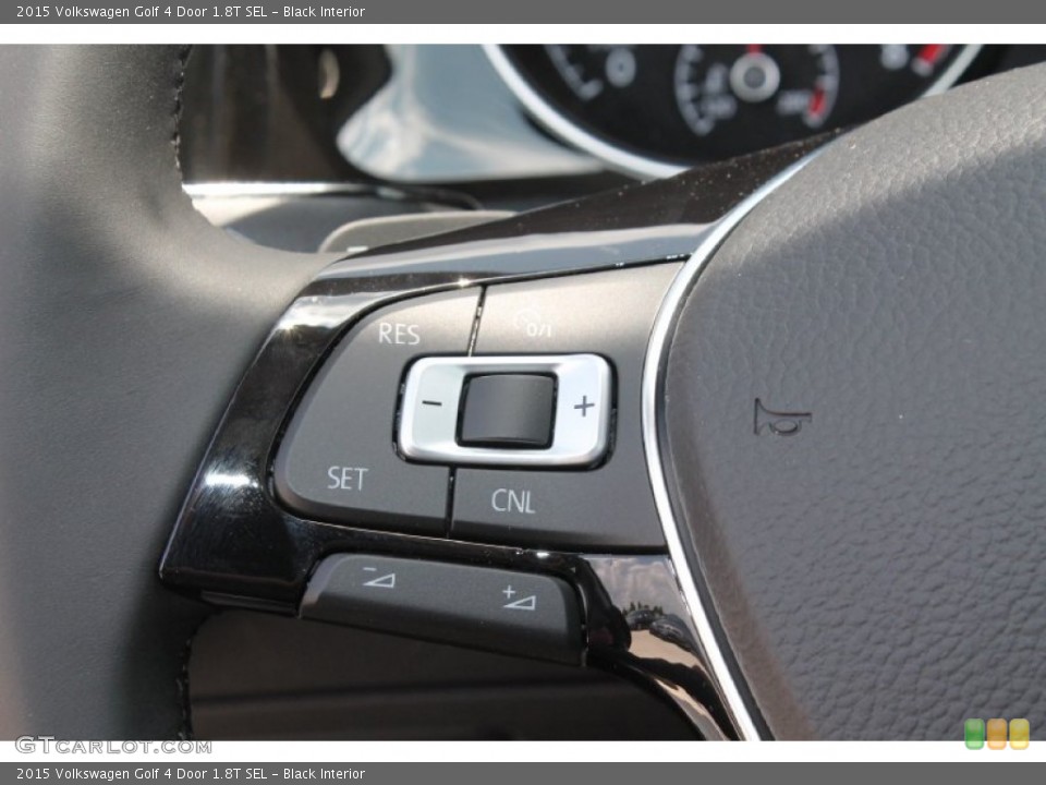 Black Interior Controls for the 2015 Volkswagen Golf 4 Door 1.8T SEL #96051534
