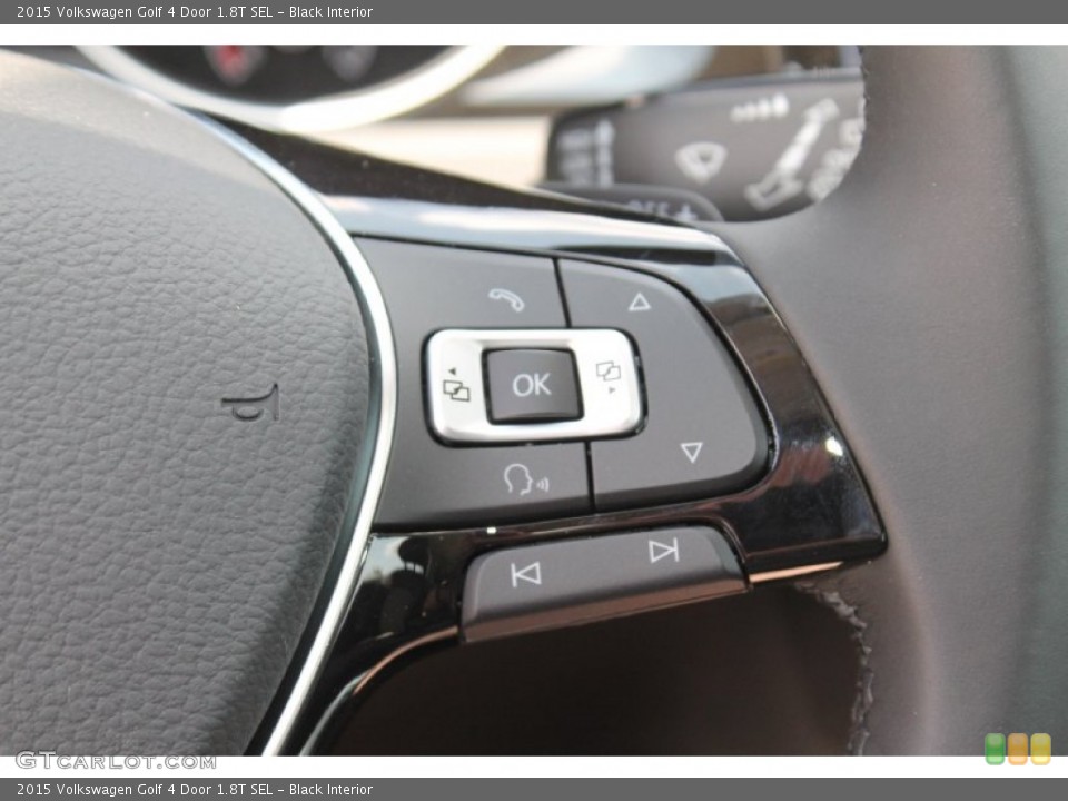 Black Interior Controls for the 2015 Volkswagen Golf 4 Door 1.8T SEL #96051570
