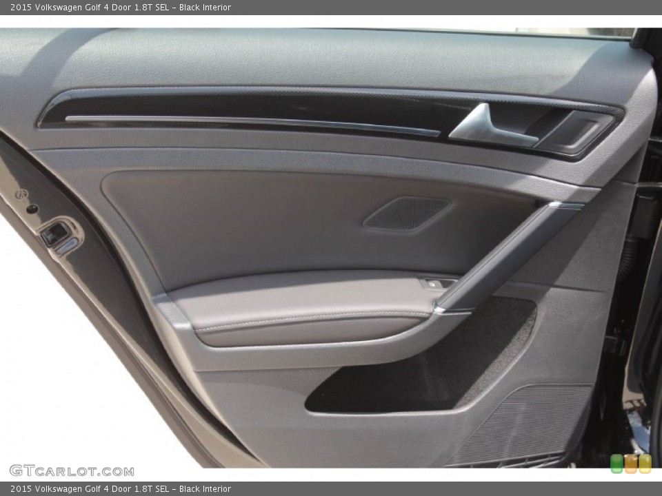 Black Interior Door Panel for the 2015 Volkswagen Golf 4 Door 1.8T SEL #96051609