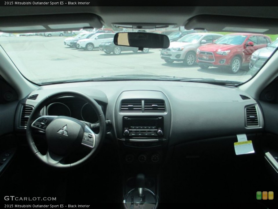 Black Interior Dashboard for the 2015 Mitsubishi Outlander Sport ES #96056331