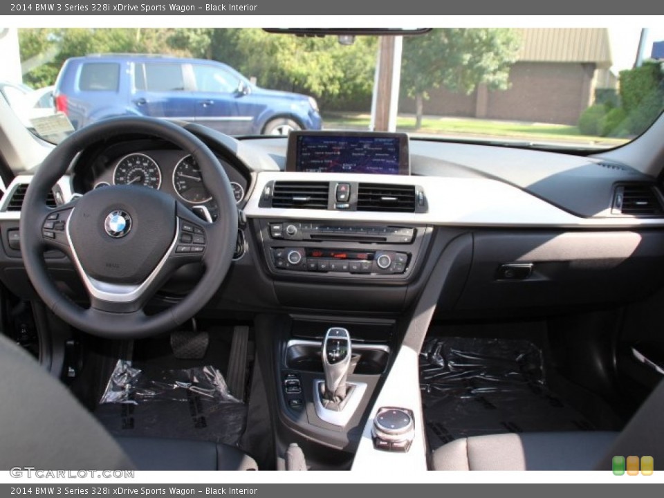 Black Interior Dashboard for the 2014 BMW 3 Series 328i xDrive Sports Wagon #96065127