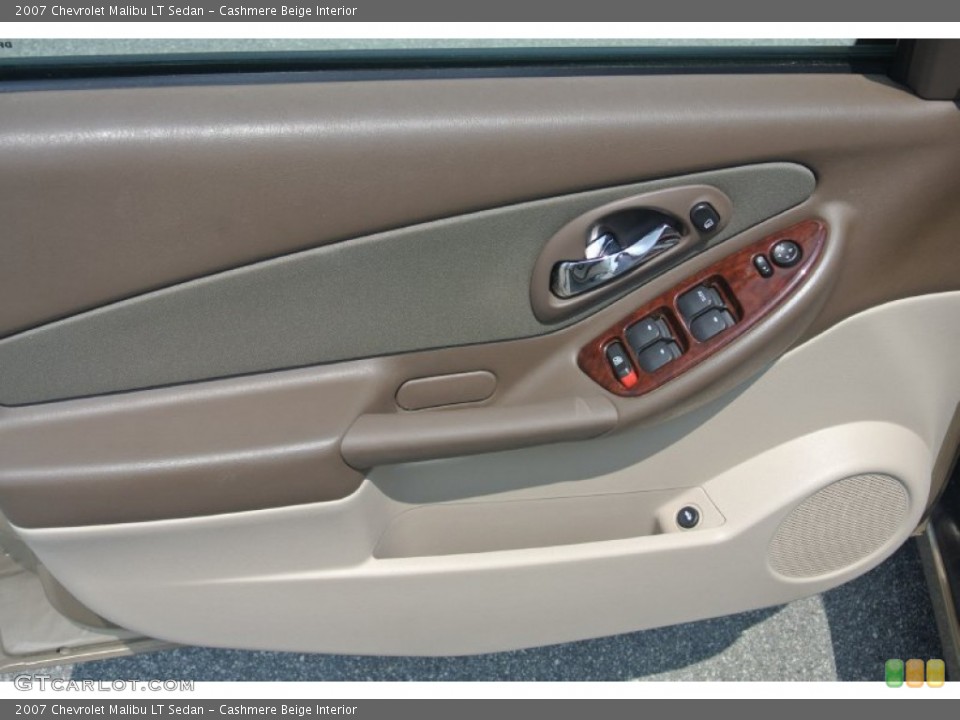 Cashmere Beige Interior Door Panel for the 2007 Chevrolet Malibu LT Sedan #96066319