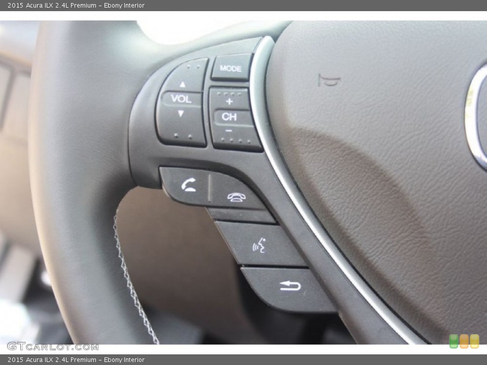 Ebony Interior Controls for the 2015 Acura ILX 2.4L Premium #96067303
