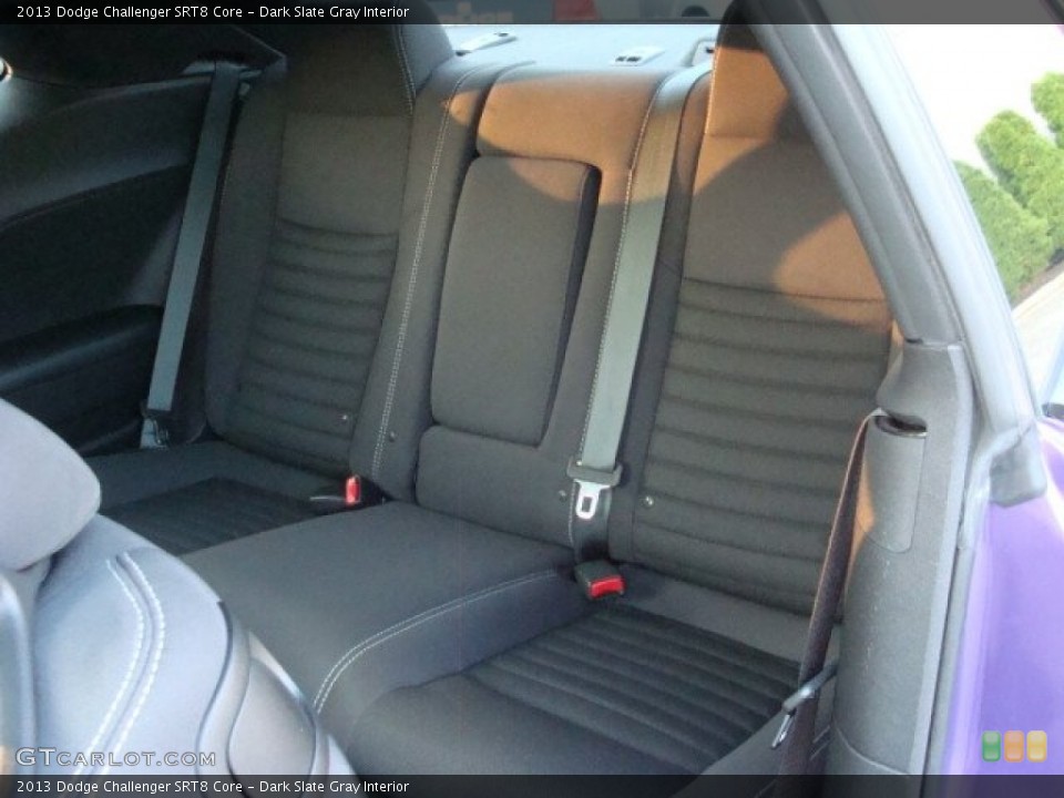Dark Slate Gray Interior Rear Seat for the 2013 Dodge Challenger SRT8 Core #96070530