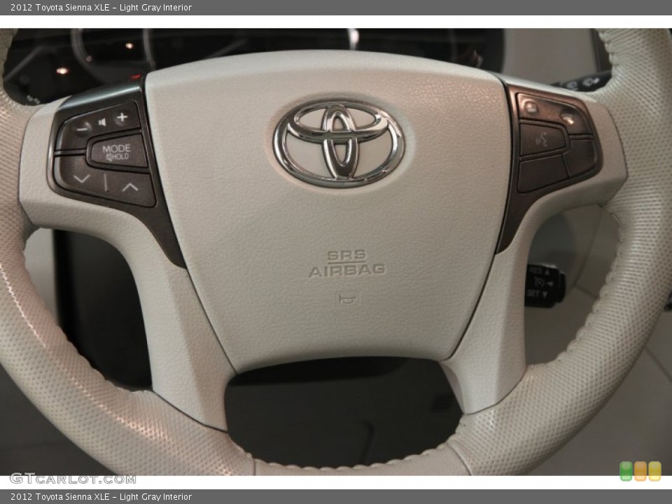 Light Gray Interior Steering Wheel for the 2012 Toyota Sienna XLE #96075240