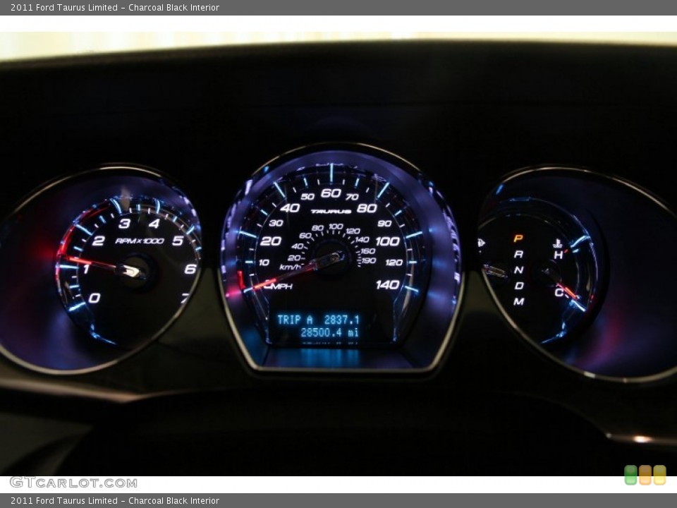 Charcoal Black Interior Gauges for the 2011 Ford Taurus Limited #96075723