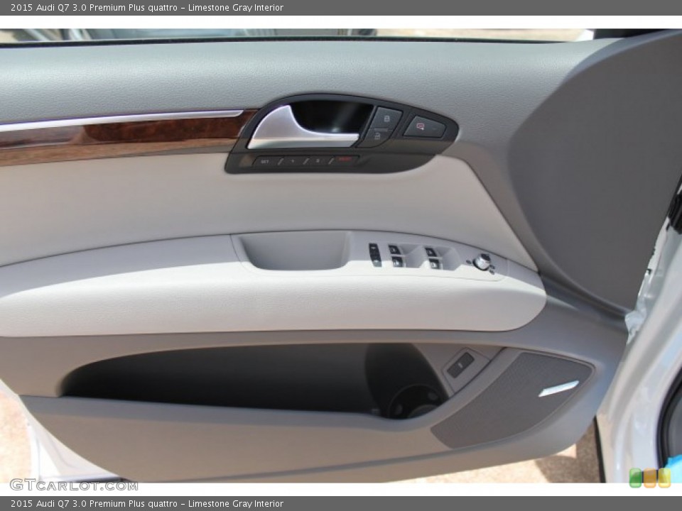 Limestone Gray Interior Door Panel for the 2015 Audi Q7 3.0 Premium Plus quattro #96082425