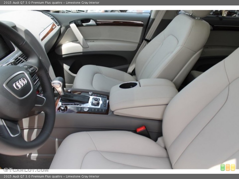 Limestone Gray Interior Photo for the 2015 Audi Q7 3.0 Premium Plus quattro #96082437