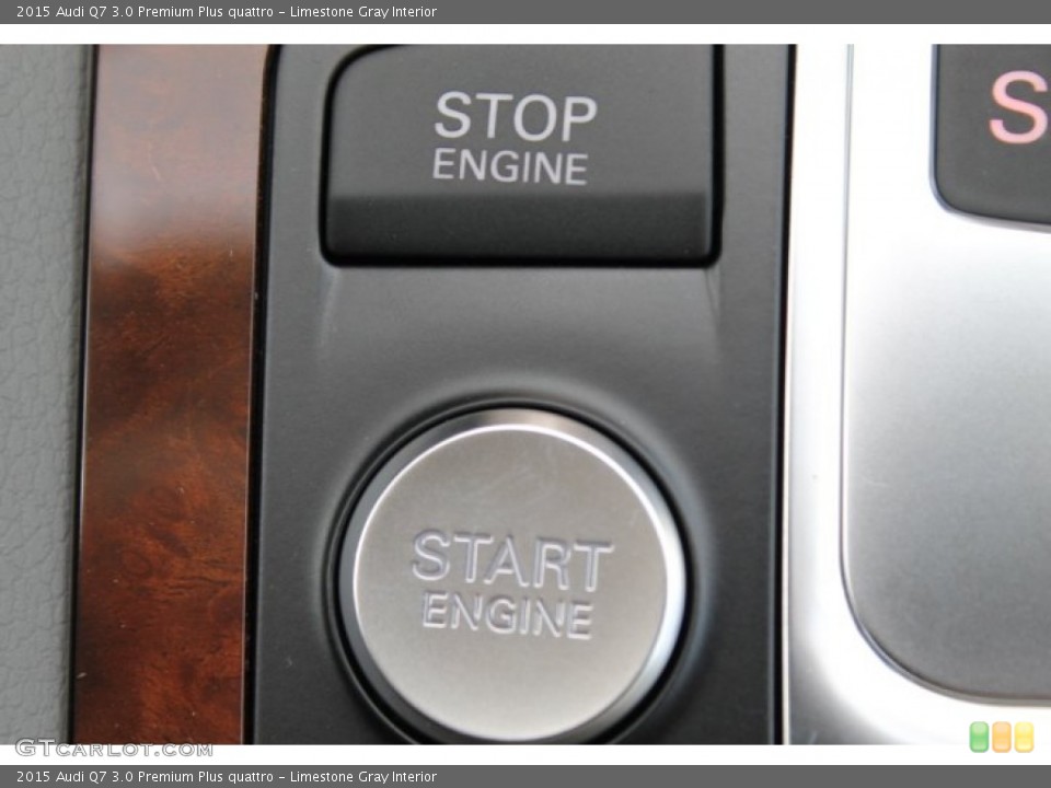 Limestone Gray Interior Controls for the 2015 Audi Q7 3.0 Premium Plus quattro #96082545