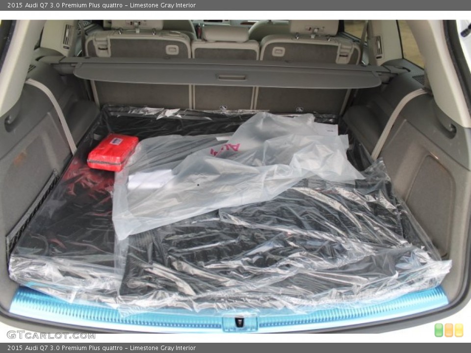 Limestone Gray Interior Trunk for the 2015 Audi Q7 3.0 Premium Plus quattro #96082704