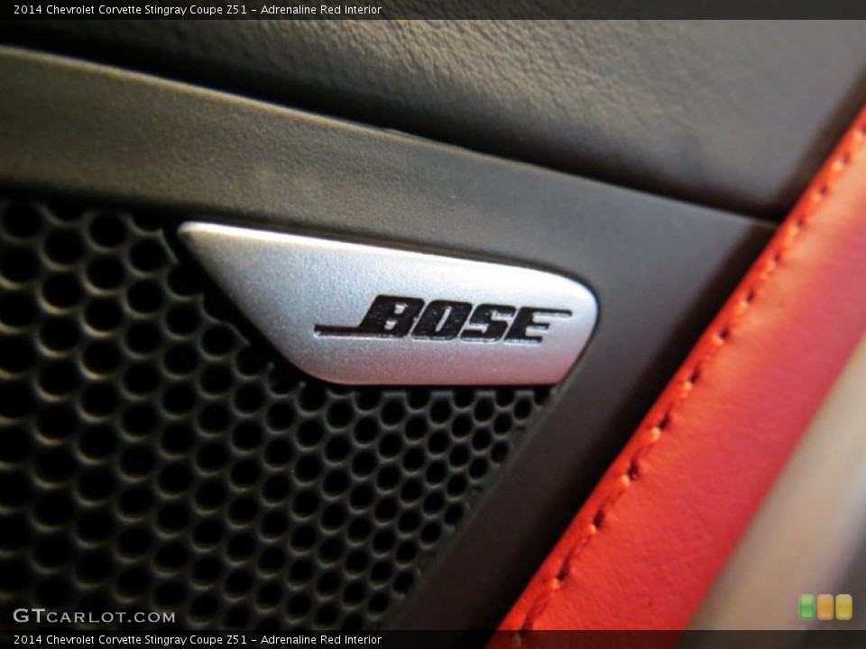 Adrenaline Red Interior Audio System for the 2014 Chevrolet Corvette Stingray Coupe Z51 #96083046