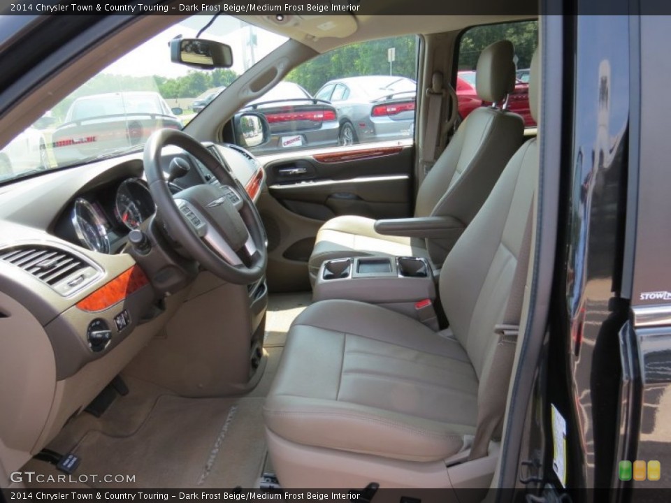 Dark Frost Beige/Medium Frost Beige Interior Photo for the 2014 Chrysler Town & Country Touring #96083766