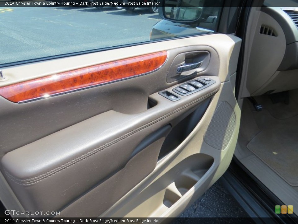 Dark Frost Beige/Medium Frost Beige Interior Door Panel for the 2014 Chrysler Town & Country Touring #96083805
