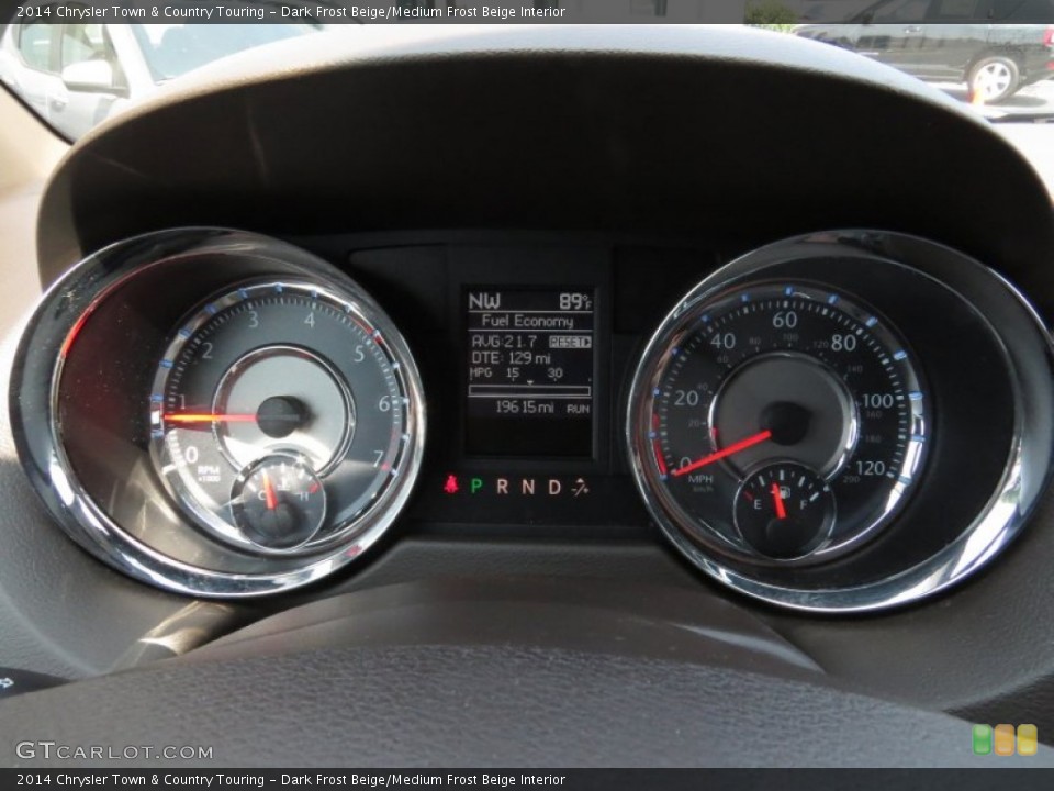 Dark Frost Beige/Medium Frost Beige Interior Gauges for the 2014 Chrysler Town & Country Touring #96083976
