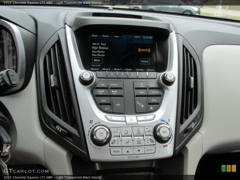 Light Titanium/Jet Black Interior Controls for the 2015 Chevrolet Equinox LTZ AWD #96087982