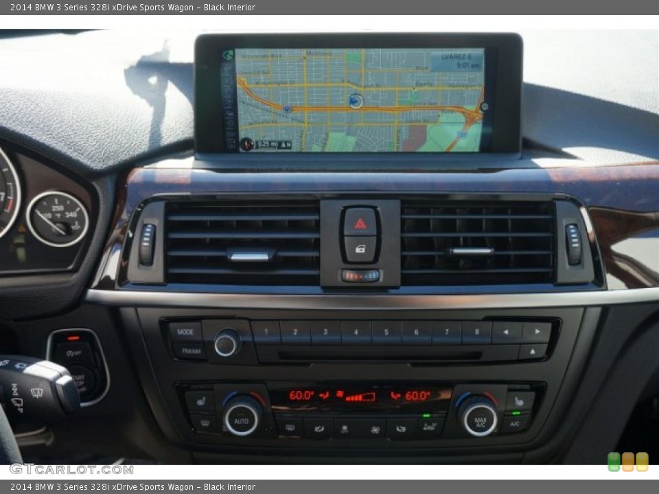 Black Interior Controls for the 2014 BMW 3 Series 328i xDrive Sports Wagon #96088840