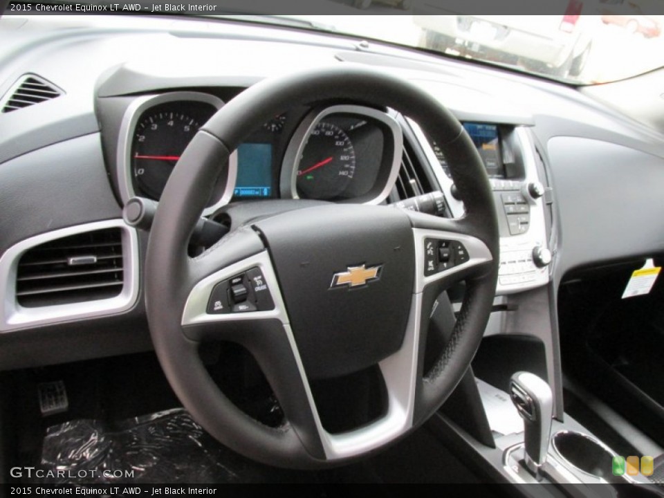 Jet Black Interior Steering Wheel for the 2015 Chevrolet Equinox LT AWD #96089446