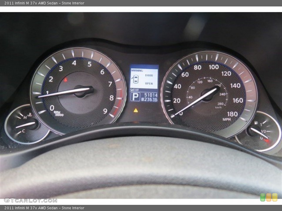 Stone Interior Gauges for the 2011 Infiniti M 37x AWD Sedan #96089848