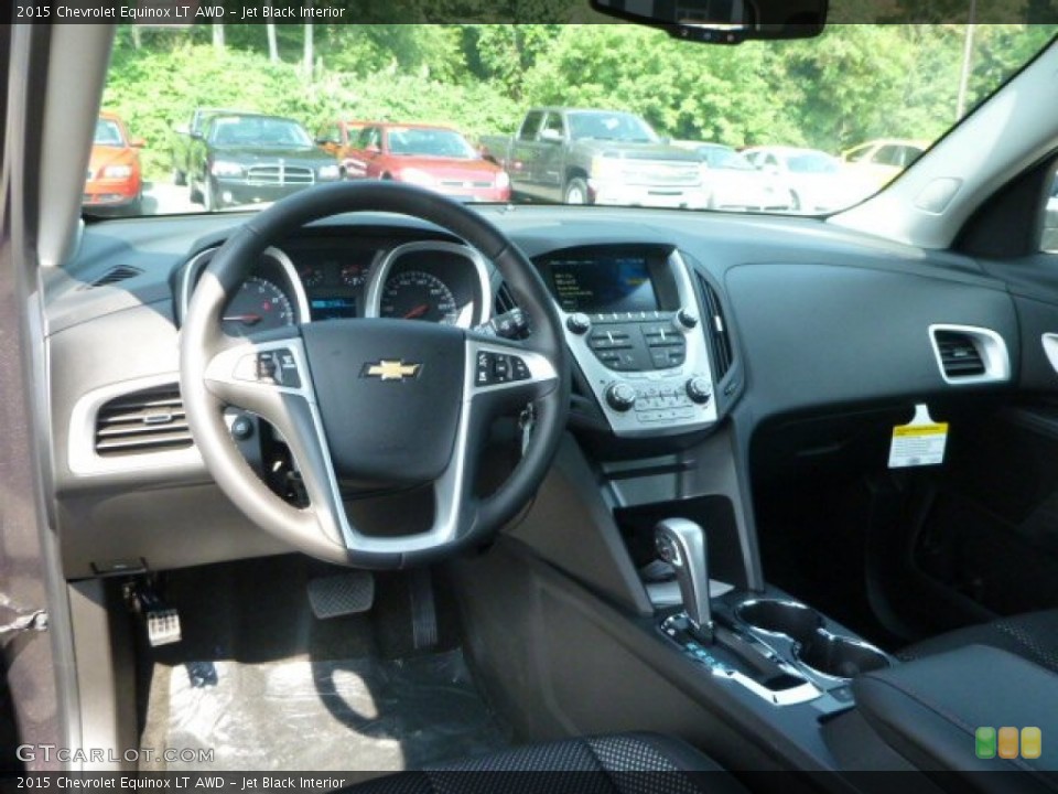 Jet Black Interior Dashboard for the 2015 Chevrolet Equinox LT AWD #96090925