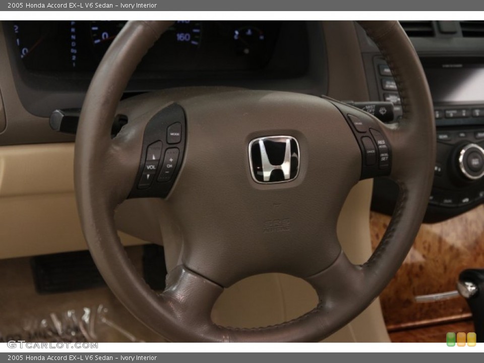 Ivory Interior Steering Wheel for the 2005 Honda Accord EX-L V6 Sedan #96101872
