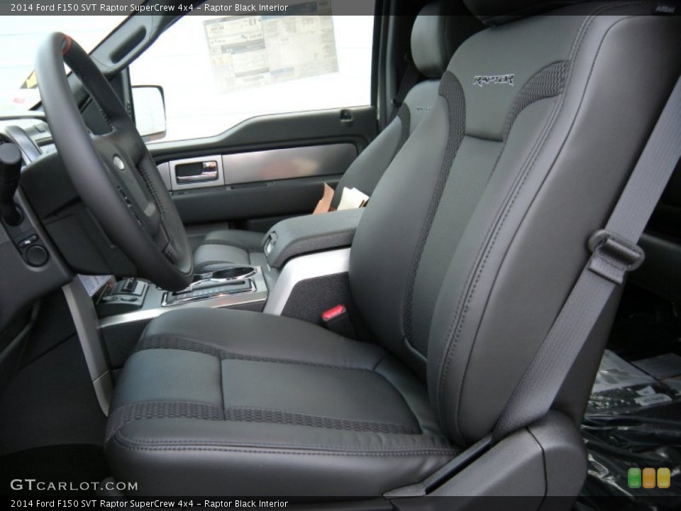 Raptor Black Interior Front Seat for the 2014 Ford F150 SVT Raptor SuperCrew 4x4 #96109279