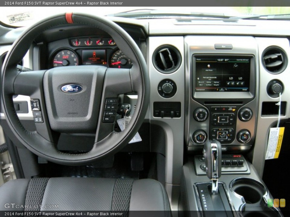 Raptor Black Interior Dashboard for the 2014 Ford F150 SVT Raptor SuperCrew 4x4 #96109351