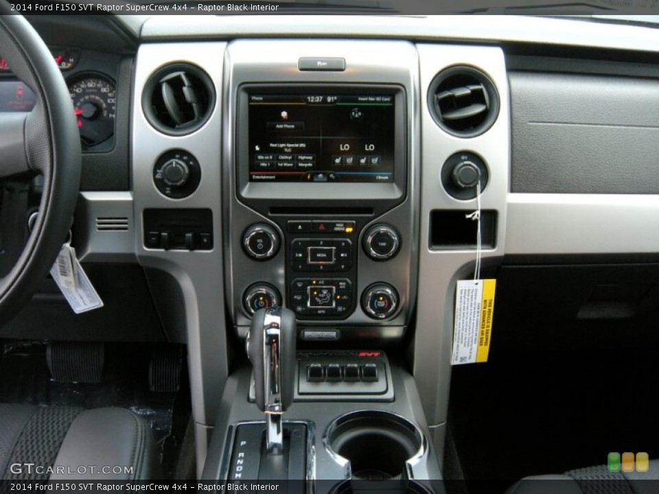 Raptor Black Interior Controls for the 2014 Ford F150 SVT Raptor SuperCrew 4x4 #96109369