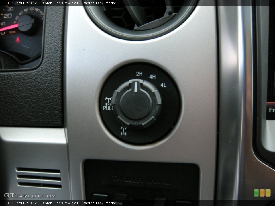 Raptor Black Interior Controls for the 2014 Ford F150 SVT Raptor SuperCrew 4x4 #96109456