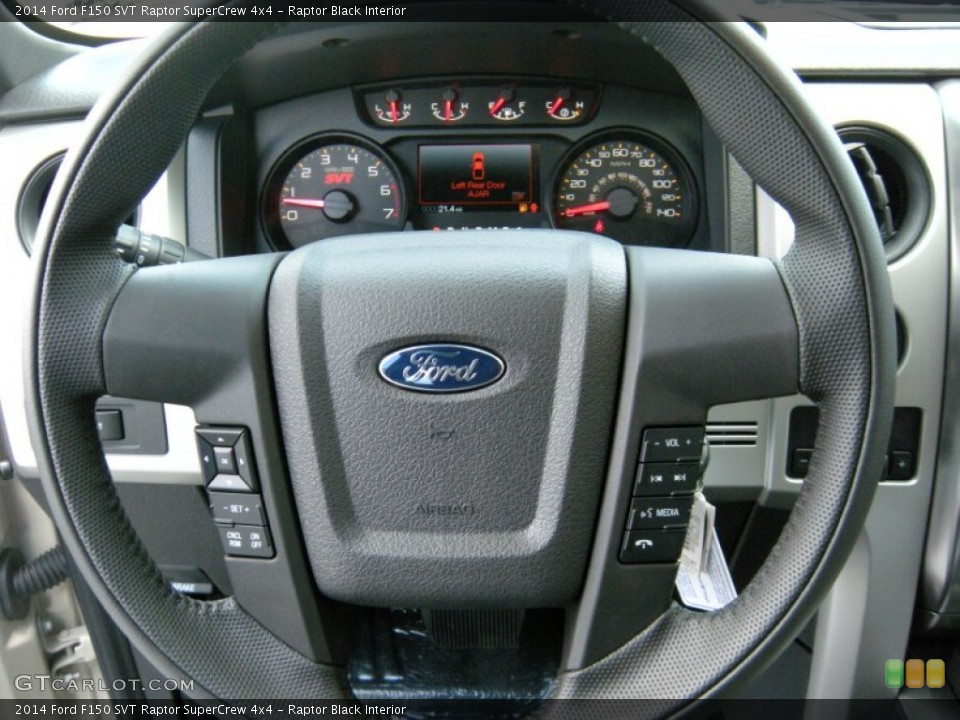 Raptor Black Interior Steering Wheel for the 2014 Ford F150 SVT Raptor SuperCrew 4x4 #96109522