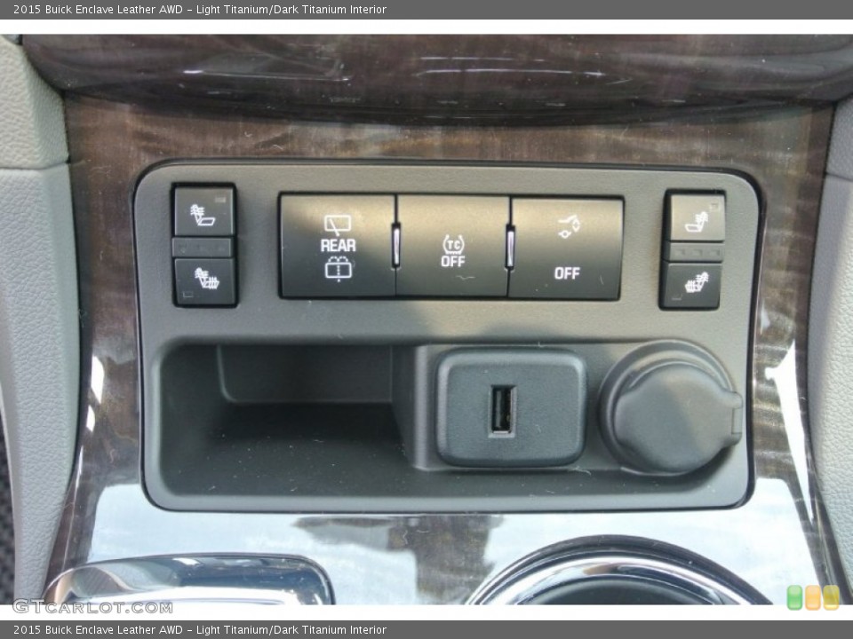 Light Titanium/Dark Titanium Interior Controls for the 2015 Buick Enclave Leather AWD #96110278
