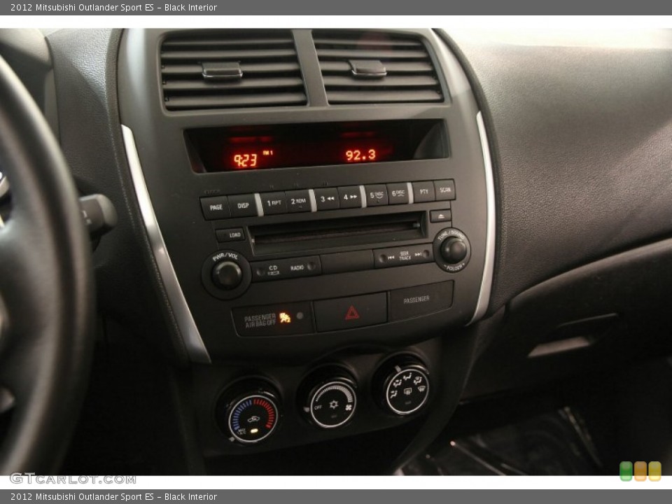 Black Interior Controls for the 2012 Mitsubishi Outlander Sport ES #96116290