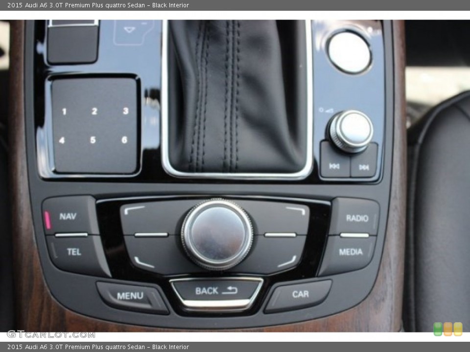 Black Interior Controls for the 2015 Audi A6 3.0T Premium Plus quattro Sedan #96121060