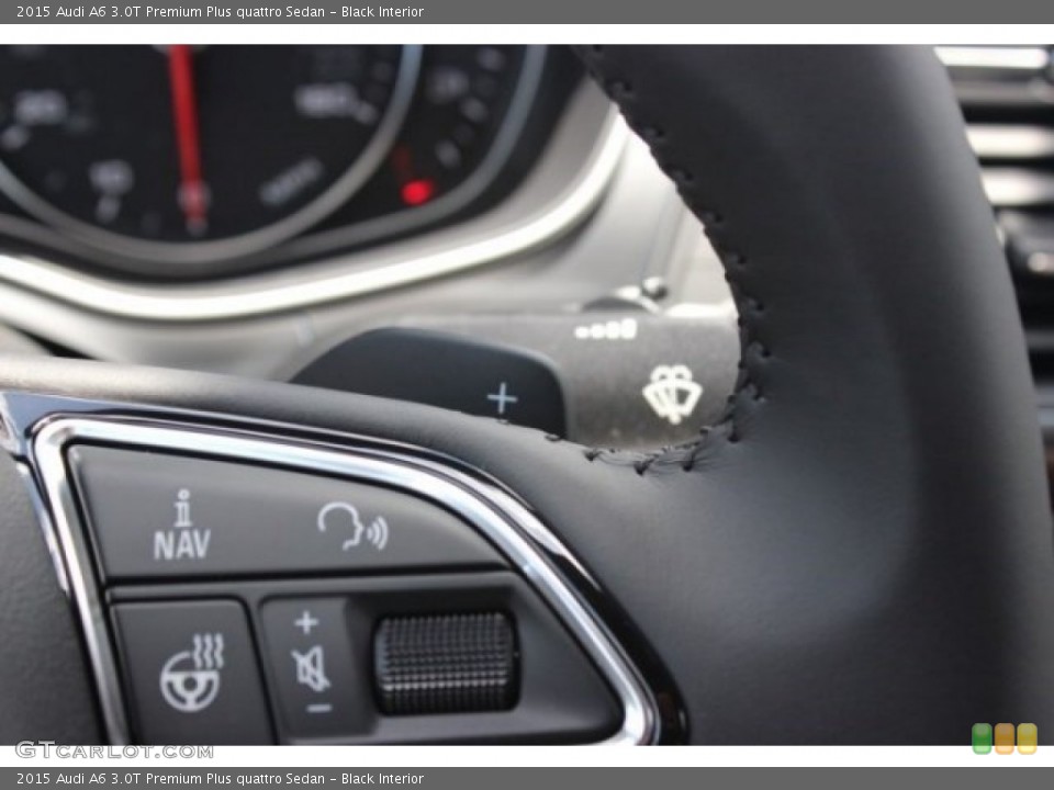 Black Interior Controls for the 2015 Audi A6 3.0T Premium Plus quattro Sedan #96121087