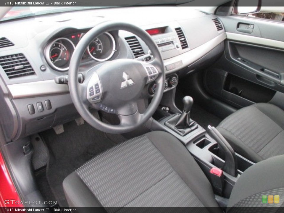 Black 2013 Mitsubishi Lancer Interiors