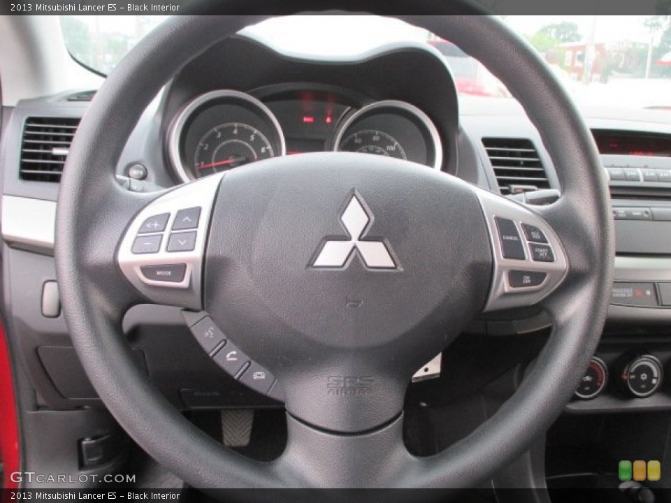 Black Interior Steering Wheel for the 2013 Mitsubishi Lancer ES #96121132