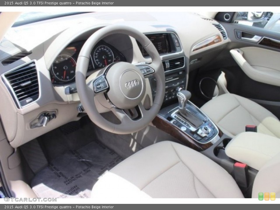 Pistachio Beige Interior Photo for the 2015 Audi Q5 3.0 TFSI Prestige quattro #96121987