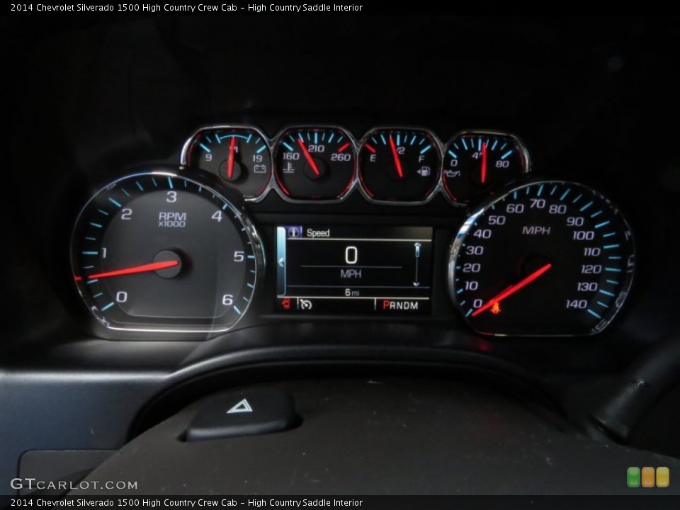 High Country Saddle Interior Gauges for the 2014 Chevrolet Silverado 1500 High Country Crew Cab #96127796