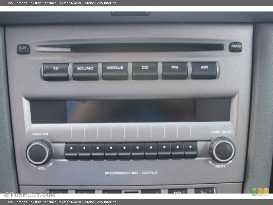 Stone Grey Interior Audio System for the 2005 Porsche Boxster  #96130217