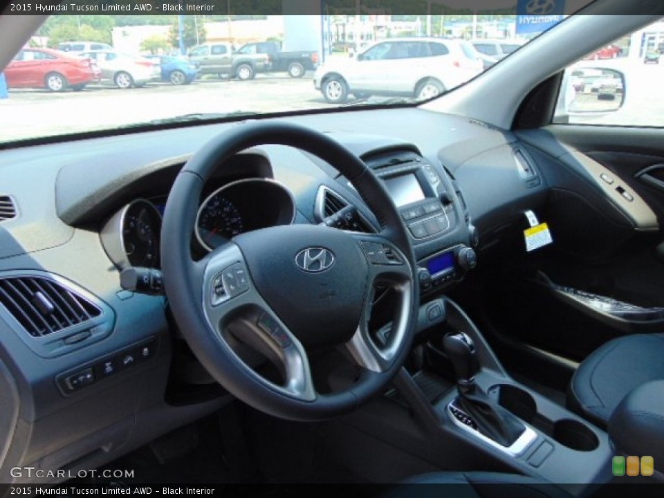 Black Interior Dashboard for the 2015 Hyundai Tucson Limited AWD #96133132