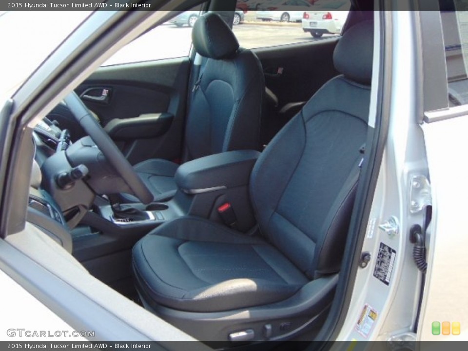 Black Interior Front Seat for the 2015 Hyundai Tucson Limited AWD #96133151