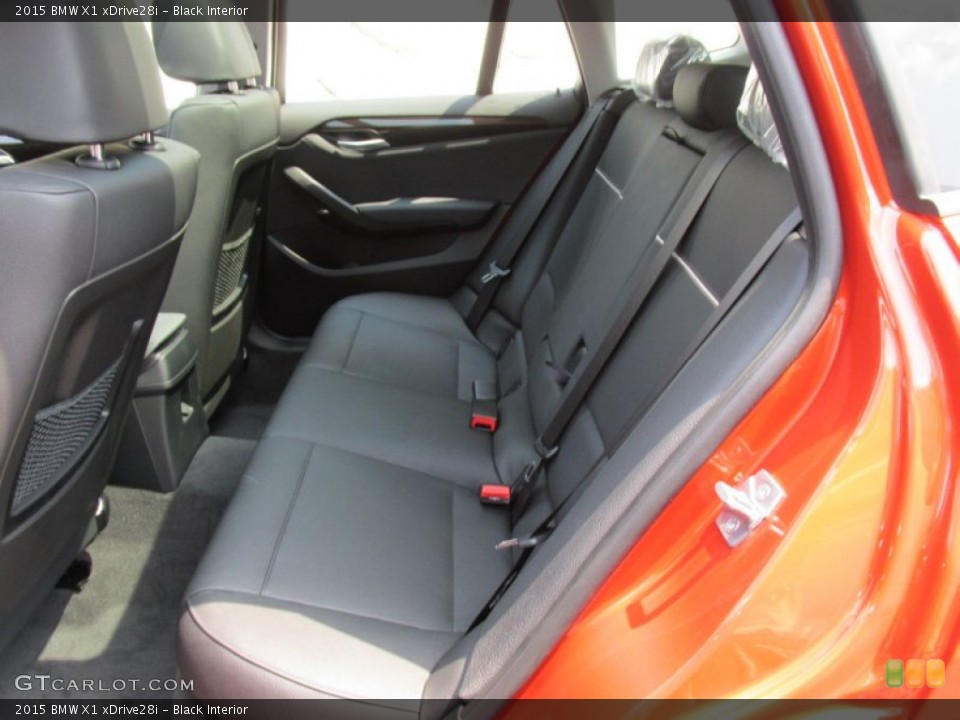 Black Interior Rear Seat for the 2015 BMW X1 xDrive28i #96133852