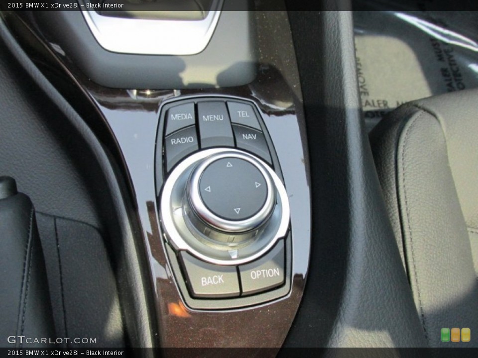 Black Interior Controls for the 2015 BMW X1 xDrive28i #96133911