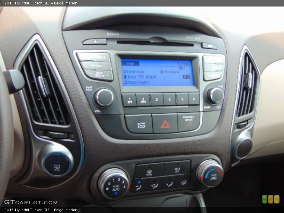 Beige Interior Controls for the 2015 Hyundai Tucson GLS #96134000