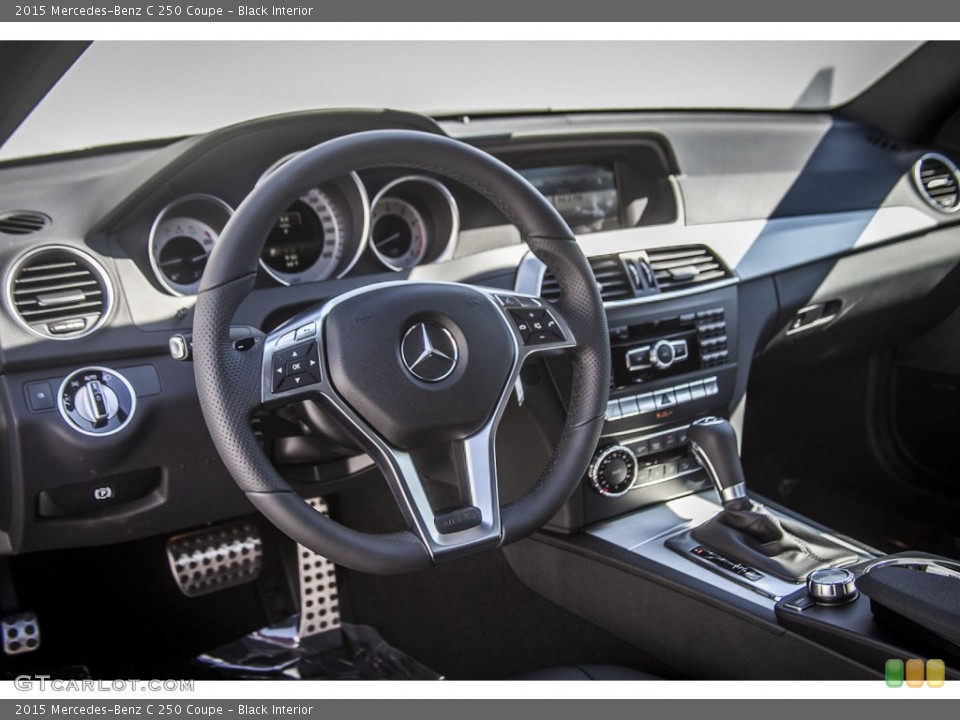 Black Interior Dashboard for the 2015 Mercedes-Benz C 250 Coupe #96135572