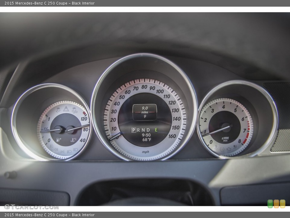 Black Interior Gauges for the 2015 Mercedes-Benz C 250 Coupe #96135605