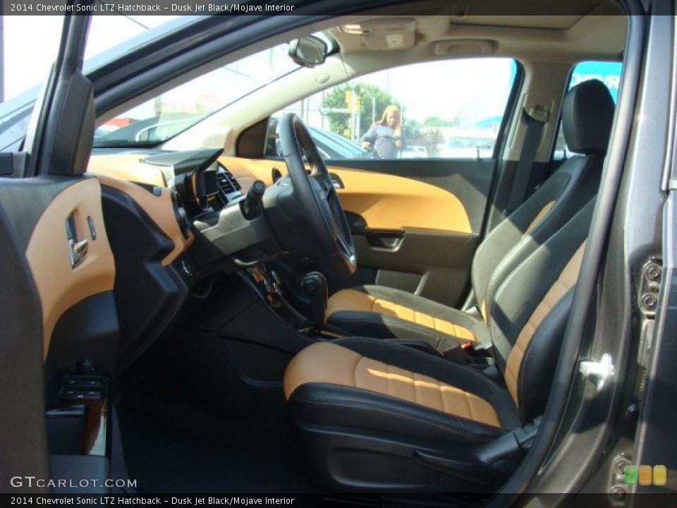Dusk Jet Black/Mojave Interior Front Seat for the 2014 Chevrolet Sonic LTZ Hatchback #96142034