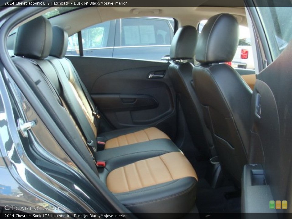 Dusk Jet Black/Mojave Interior Rear Seat for the 2014 Chevrolet Sonic LTZ Hatchback #96142151